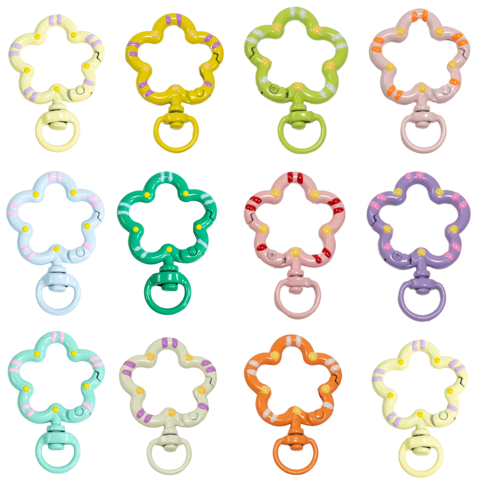 Fishing Swivel Connector - 5 stks Bloem Metalen Karabijn Sluitingen