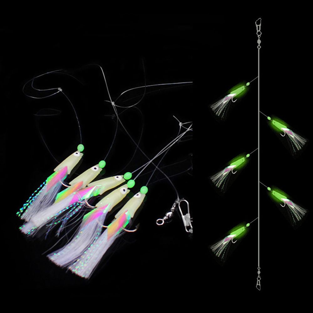 Quality Fishing Equipment - 5 stks/set Hoge Kwaliteit Koolstofstaal Makreel