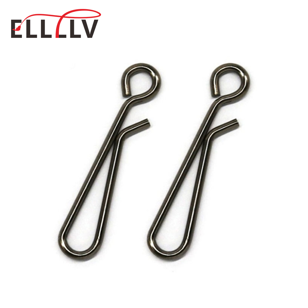 Fishing Swivel Connector - 100 stuks zoutwatervissen roestvrij staal open