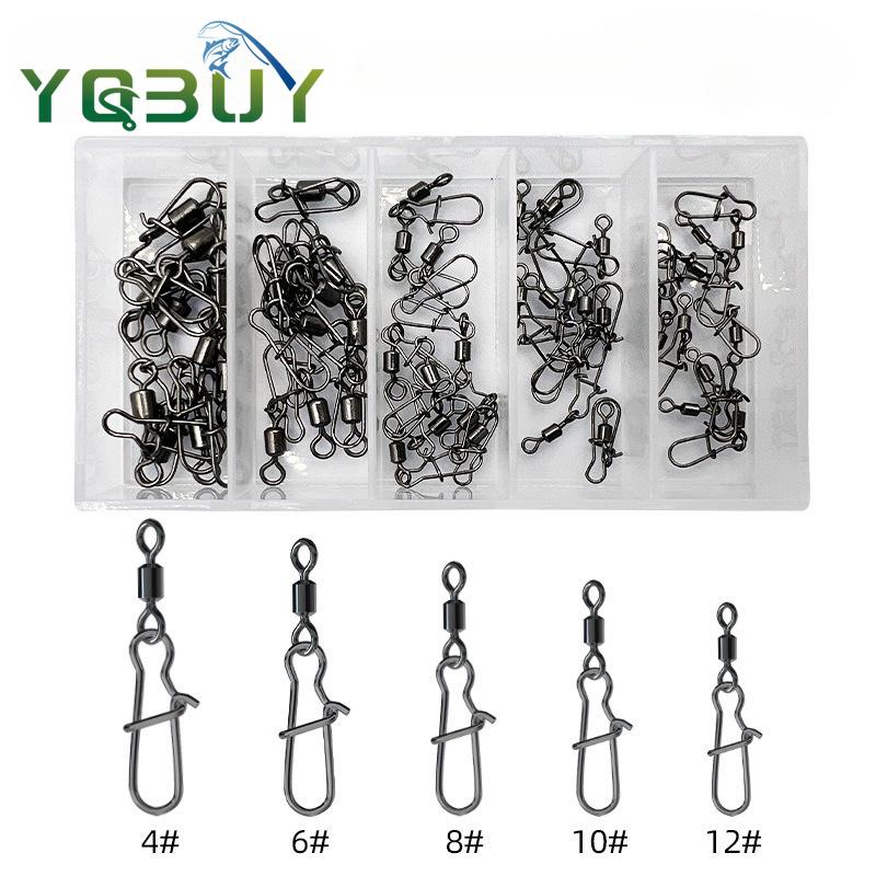 50-delige set 4 # /6 # /8 # /1 - Fishing Swivel Connector recensie en prijs