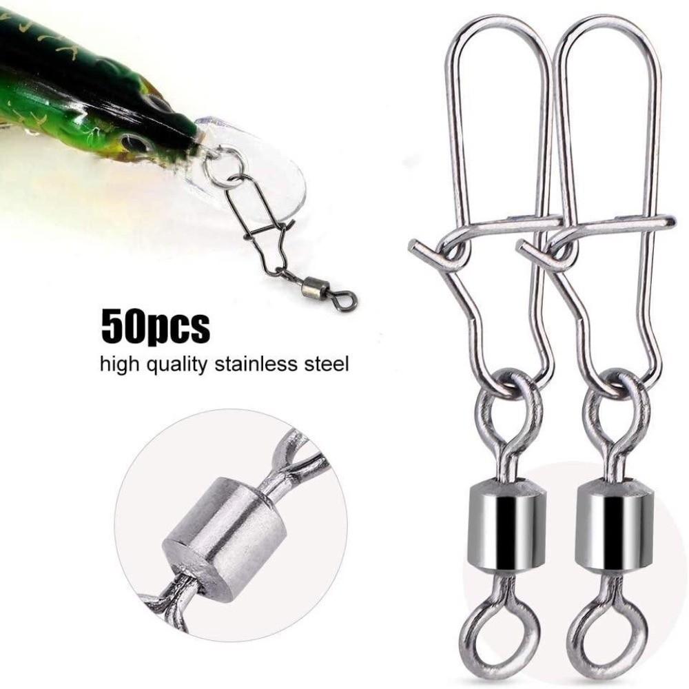 50-delige set 4 # /6 # /8 # /1 - Fishing Swivel Connector recensie en prijs