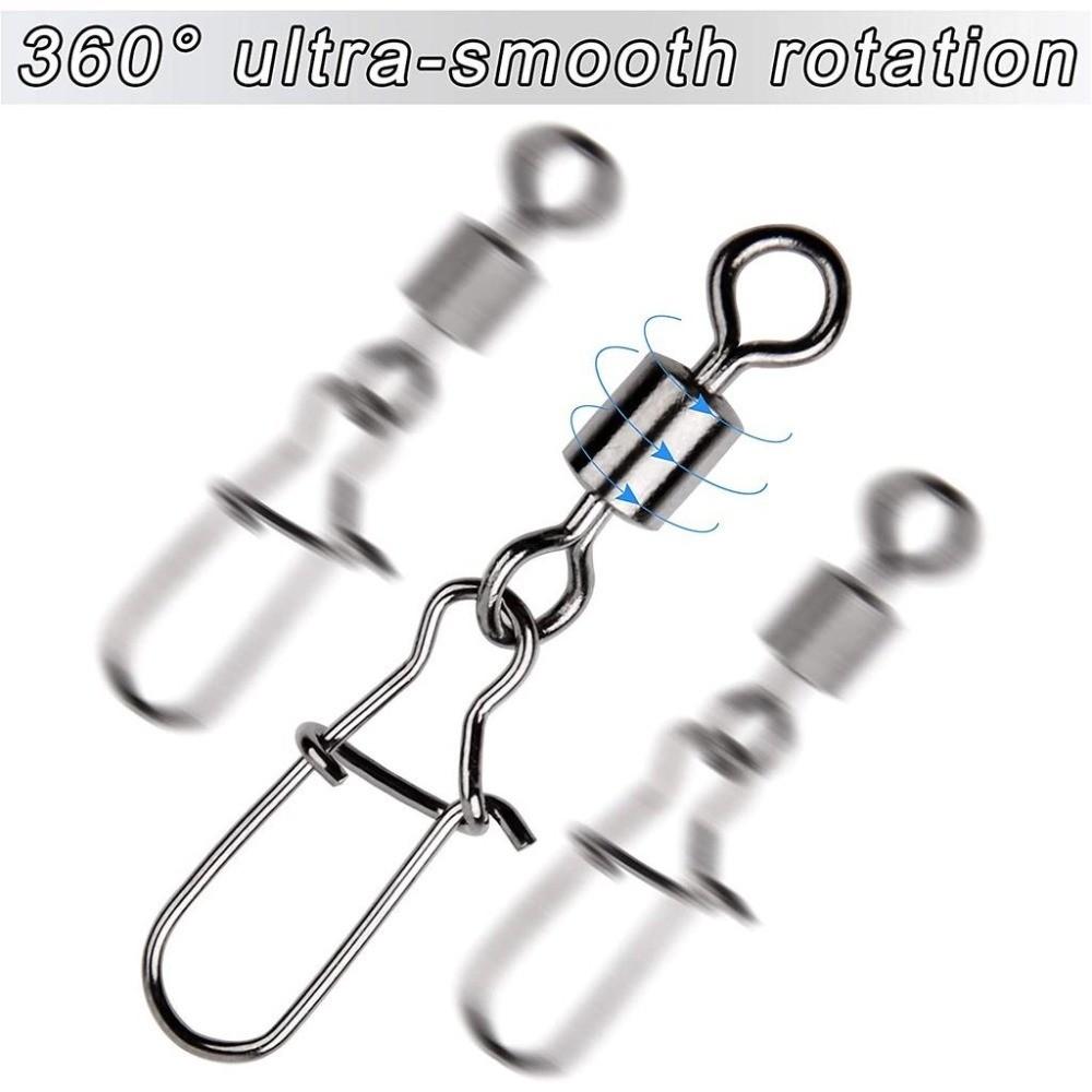 50-delige set 4 # /6 # /8 # /1 - Fishing Swivel Connector recensie en prijs